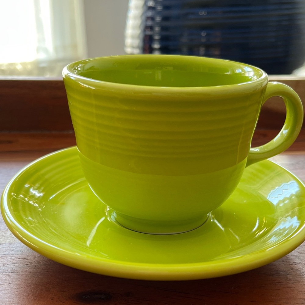 BRAND NEW FIESTA WARE TEACUP & SAUCER